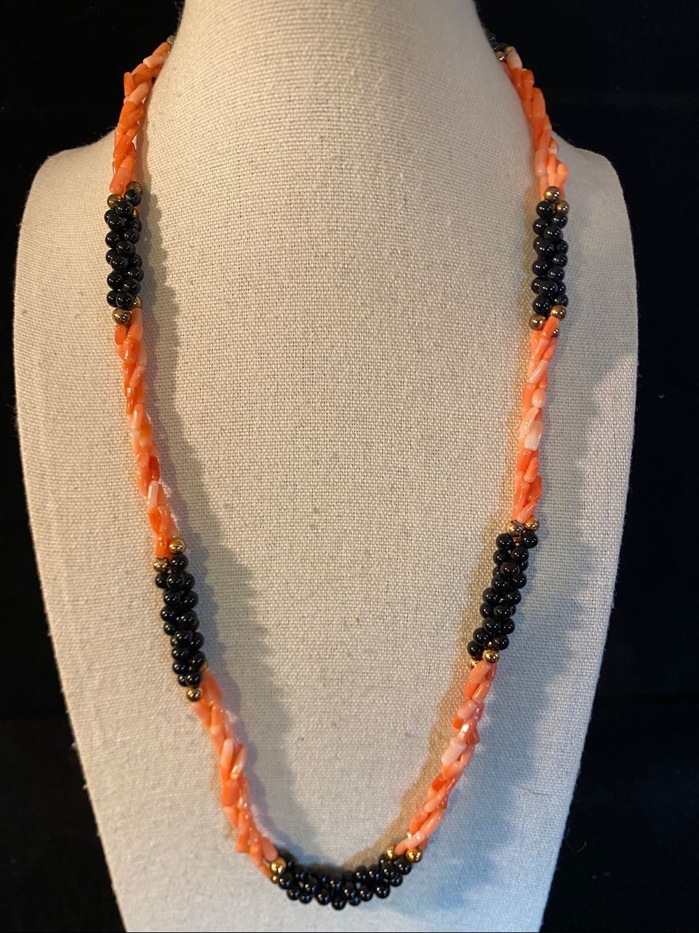 Natural Branch Coral Necklace 22.5” with Matching Bracelet